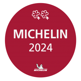 Logo des Guide Michelin mit 2 Keys